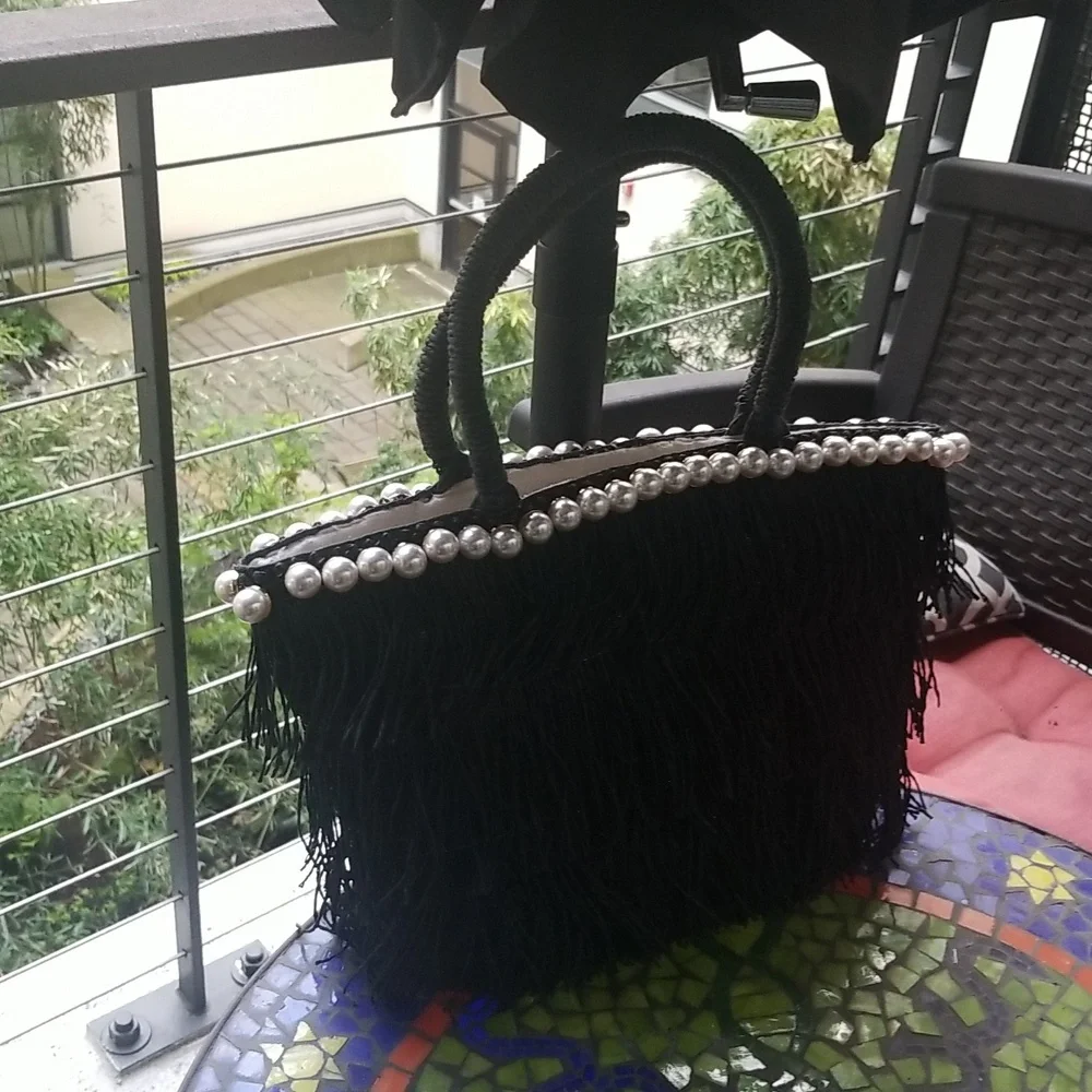 BTB  Mellie Pearly Fringe Bag - Picture 4 of 10